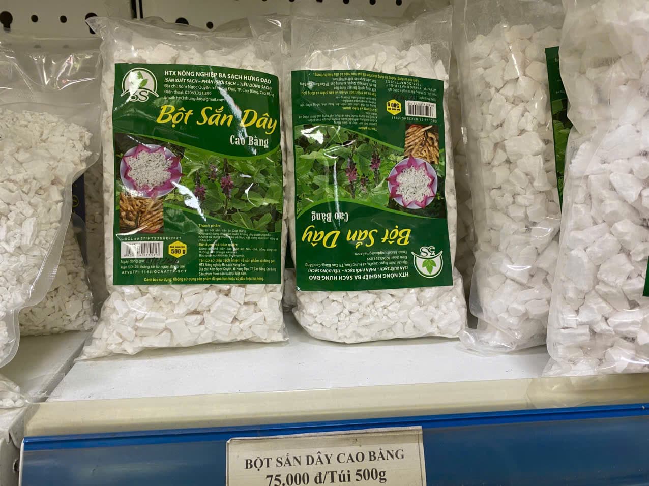 Bột sắn dây Cao Bằng