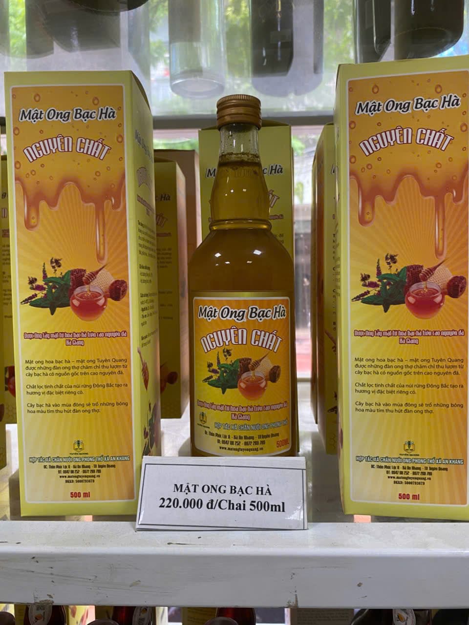 Mật ong Bạc Hà