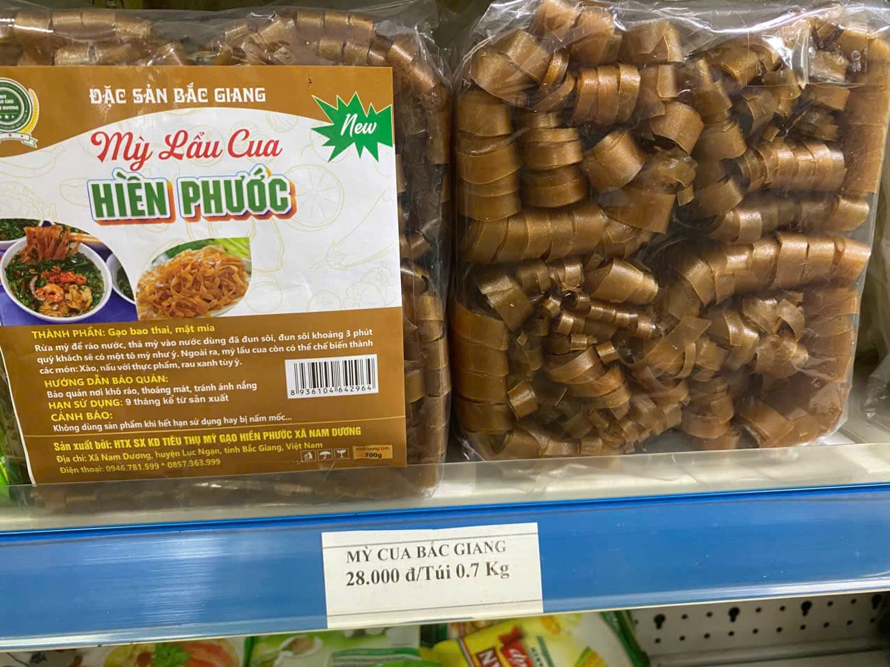 Mỳ cua Bắc Giang